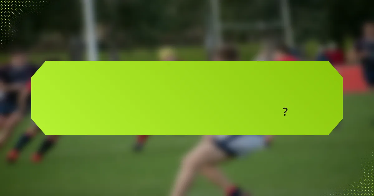 কিভাবে কর্মক্ষমতা মেট্রিকগুলি যুব রাগবি উন্নয়নকে উন্নত করতে পারে?