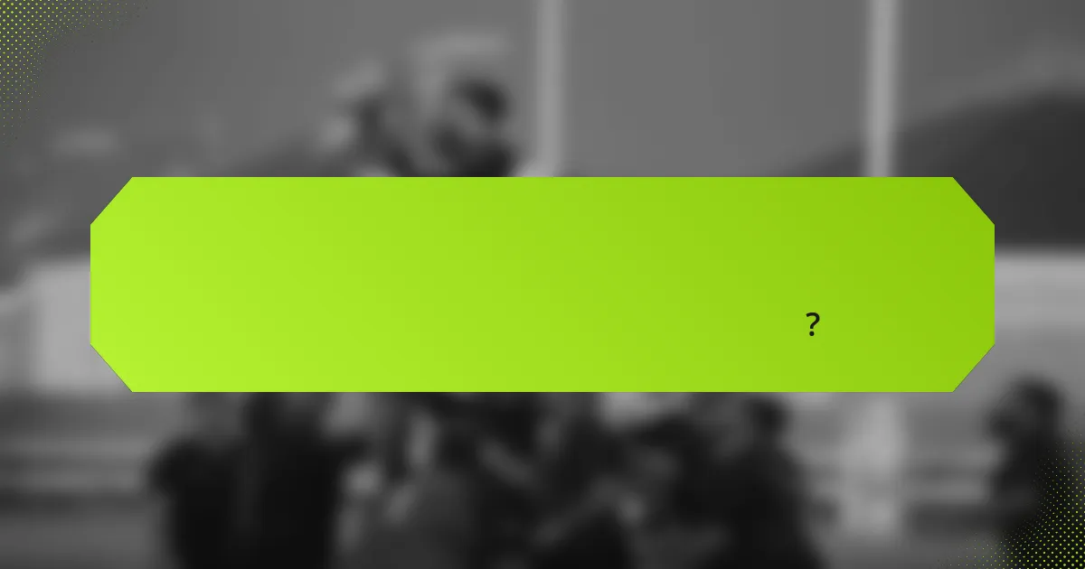 থাই যুব উন্নয়নে রাগবি দলের জন্য কী কী মূল কর্মক্ষমতা মেট্রিক রয়েছে?