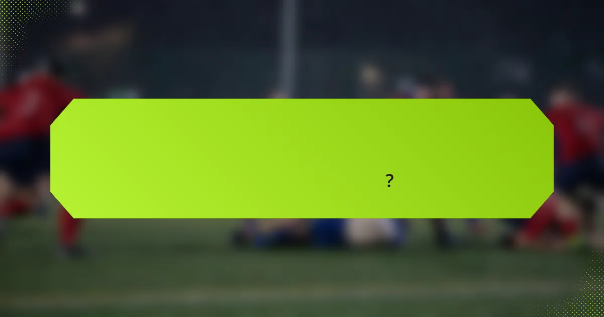 যুব লিগে রাগবির মূল খেলোয়াড়ের অবস্থানগুলি কী কী?